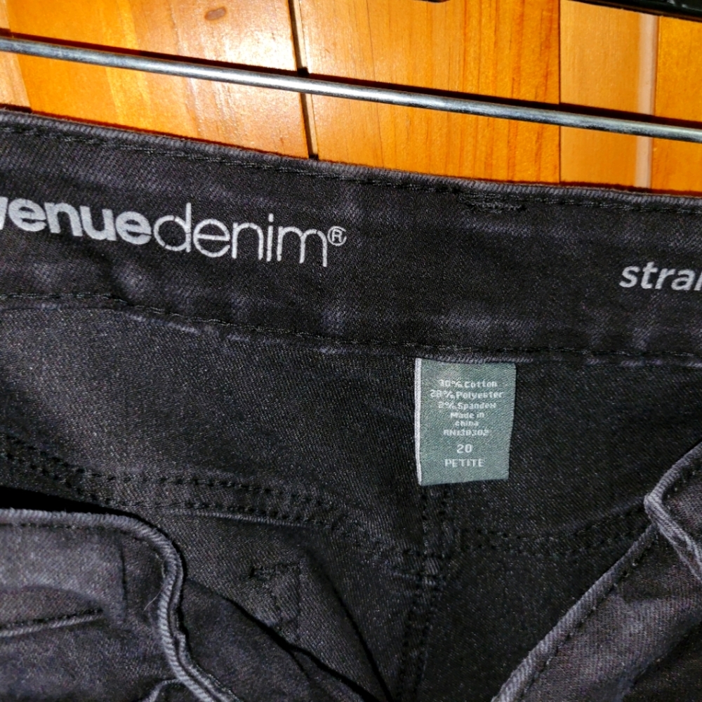 2 pairs avenue  jeans black